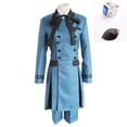thumbnail image 1 of Disfraz de Anime Black Butler Ciel Phantomhive, uniforme de circo, traje masculino, peluca, zapatos para adultos, fiesta de Halloween, 1 of 5