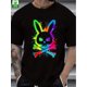 thumbnail image 1 of Summer Trend Men'S T-shirt, Colorful Skull Rabbit Pattern Printing, Outdoor Wear Men'S Fashion T-shirt, 1 of 5