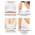 thumbnail image 4 of Exquisite Form 5101000 Fully® Seamless Wireless Full Coverage Bra with Front Closure, 4 of 6