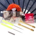thumbnail image 3 of MasteelfCA 1 Set of Doll Hair Root Making Tools Doll Hair Rooting Reroot Repair Tools, 3 of 8