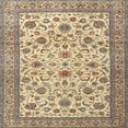 thumbnail image 1 of Ahgly Company Indoor Square Traditional Sienna Brown Persian Area Rugs, 6' Square, 1 of 6