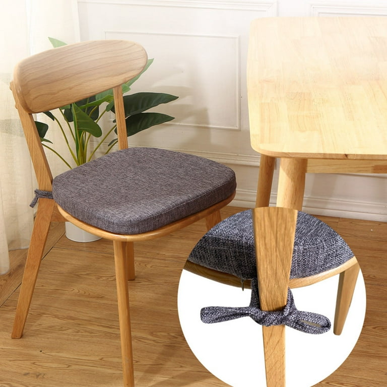 Dining Chair Cushion Kitchen Chair Cushion Room Seat Indoor Seat U Shaped  Non Slip Strap Tied Linen Cushion Office Cushion for Butt And Back Road  Trip Seat Cushion Lift Cushions for Elderly