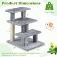 thumbnail image 3 of Gymax 2-in-1 Cat Tree Tower Pet Steps w/ Scratching Posts Hanging Toy Ball Perch, 3 of 10