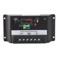 thumbnail image 1 of 30A 12V/24V Auto-Switch Solar Charge Controller, ABS Material Household Solar Power System Regulator with Overcharge/Short Circuit Protection, Low Voltage Cut-Off & Temperature Compensation Function,, 1 of 6