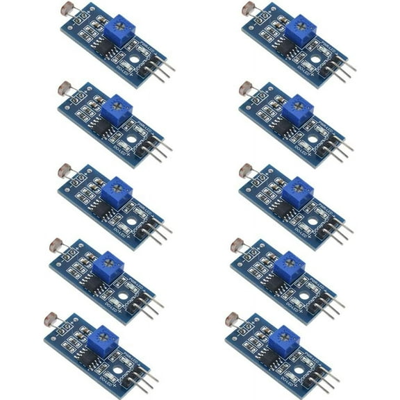 Treedix Light Detection Digital Switch Mete Output Photosensitive Sensor Module Compatible with Arduino (5pcs)