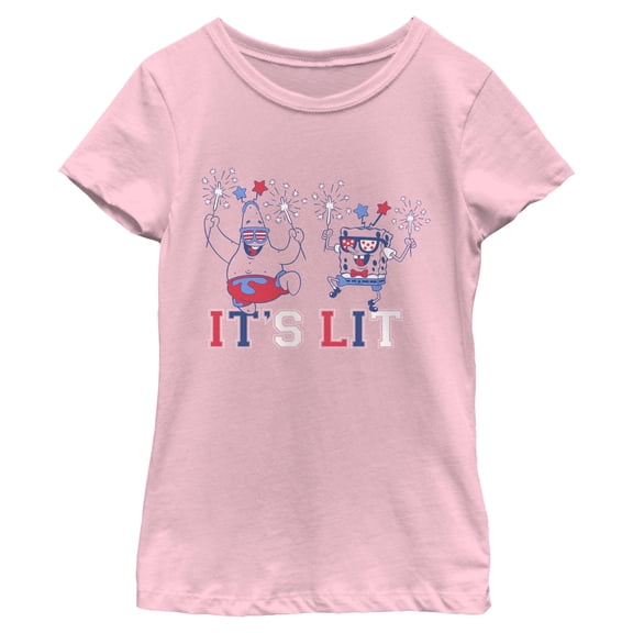 Girls SpongeBob SquarePants American Celebration Friends T Shirt