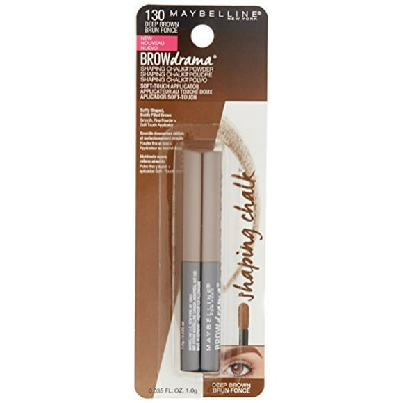 Maybelline Brow Drama Polvo Shaping, Deep Brown