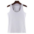 thumbnail image 1 of Minnieouse Chaleco de algodón para mujer, ropa recortada de moda de punto, camiseta transpirable fresca, camisas de fondo exterior de primavera, Prendas para la parte del cuerpo Beige S Minnieouse AP010463-07B, 1 of 6