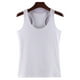 thumbnail image 1 of Guardurnaity Chaleco de algodón para mujer, ropa recortada de moda de punto, camiseta transpirable fresca, camisas de fondo exterior de primavera, Prendas para la parte del cuerpo Beige S Guardurnaity AP010463-07B, 1 of 6