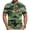 Green, variant on Mens Cycling Jersey Cycling Shirt Short Sleeve Bike Riding Shirt, Tactical Camouflage Sportswear with 3 Rear Pockets, Breathable Quick Dry Top for Biking, Stand Collar Training Shirt
