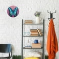 thumbnail image 4 of 10 Inch Butterfly Clock Silent Round Wall Clock Non Ticking Battery Device Clocks Creative Decoration Wall Clock for Living Room Bedroom Office Kitchen, 4 of 6