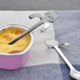 thumbnail image 3 of Mini cucharas de café para gatos de acero inoxidable 4 piezas sopa de té postre de azúcar aperitivo cucharas colgantes aparato de cocina Afortunado Sencillez, 3 of 4