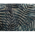 thumbnail image 5 of oneOone Georgette Viscose Teal Blue Fabric Leaves Craft Projects Decor Fabric Printed By The Yard 42 Inch Wide, 5 of 6