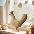 thumbnail image 6 of Wozhuo Cute Rooster Wooden Decor DIY Paintable Desktop Ornament Handcrafted Home Decor, 6 of 6