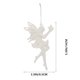 thumbnail image 5 of 10 unids Navidad decorativo colgante árbol árbol colgante colgante ornamento blanco, 5 of 5