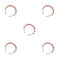thumbnail image 1 of sweethay Diadema Unisex para hombre y mujer, banda deportiva para el cabello, aro de Metal, flequillo doble, horquilla para el cabello, Type5 NO5, 1 of 6
