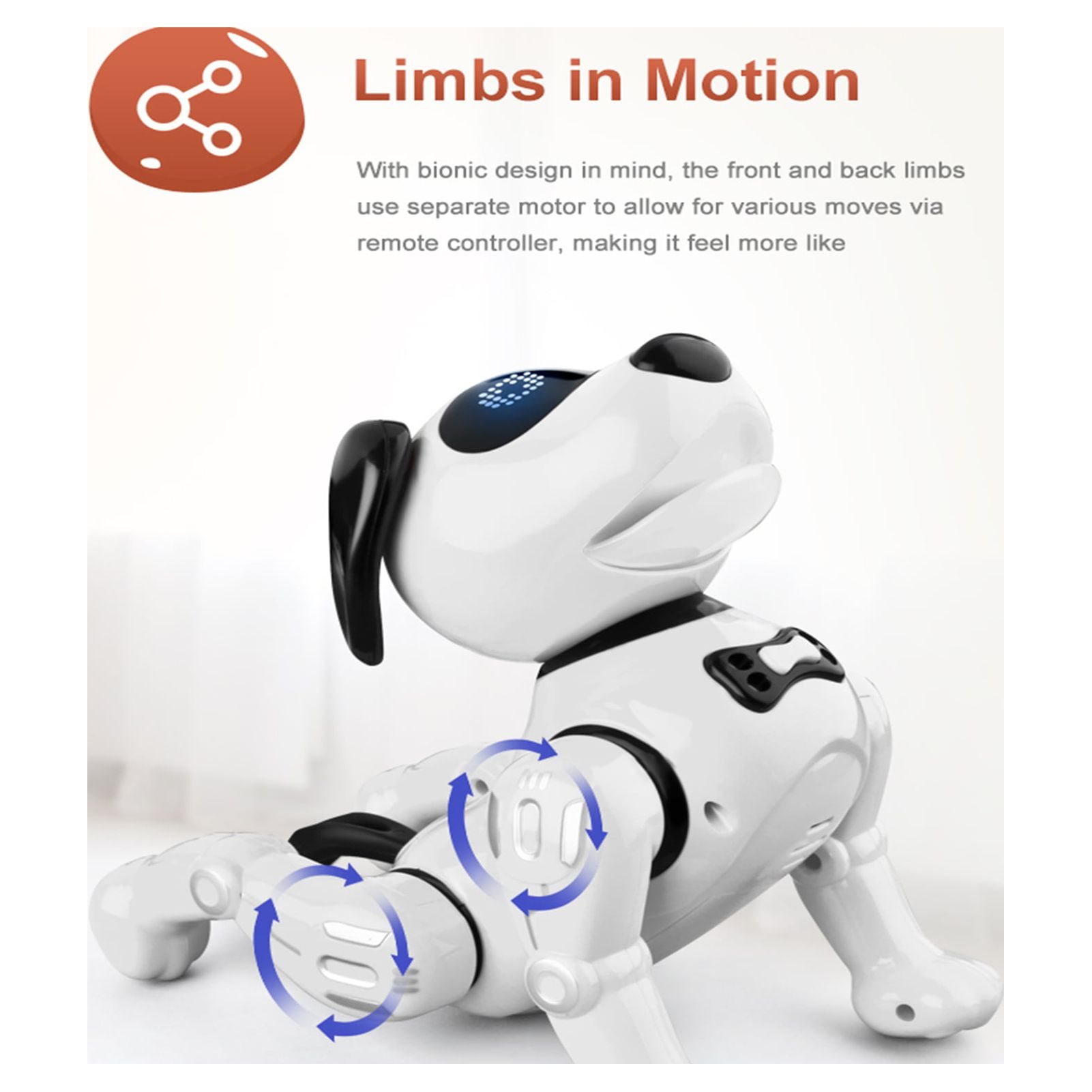 Smart Remote Control Robot Dog RC Robotic Stunt Puppy Wireless RC