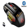 thumbnail image 1 of Ratón inalámbrico recargable Bluetooth Gamer Gaming Mouse computadora ergonómico Mause con retroiluminación RGB ratones silenciosos para ordenador portátil PC Tan Jianjun  unisex, 1 of 2