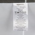 thumbnail image 4 of Fabric Shower Curtain - 72 x 72 Inch, Dark Gray Grid, 4 of 5
