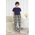 thumbnail image 2 of HiddenValor Boys Long Pajama Pants Lightweight Woven Cotton Bottom Lounge Pants with Pockets, 2 of 5