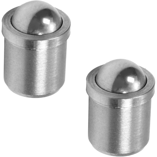 HUGFEGWE Matériel de Capture de Balles pour Porte de Placard, Acier Inoxydable Réglable avec Plaque de Frappe, Diamètre 0.16 Pouces Attrape-Boules en Laiton pour Armoire/placard/porte 10 Pcs CA919-73728