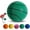 Green, variant on Silent Basketball, Silent Basketball Dribbling Indoor, Dribble Dream Silent Basketball,Foam Basketball Indoor Training Quiet Ball Gift for Youth Kids