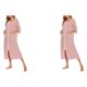 thumbnail image 2 of Sonducket Poliéster Mujer Vestido de noche Reemplazo casual Manga larga Transpirable Otoño Invierno Cardigan Oficina Ropa de dormir Rojo S Rojo S 2Conjunto, 2 of 6