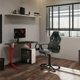 thumbnail image 6 of CorLiving Mad Dog Black and Camo Multi-Color Faux Leather Gaming Chair, 6 of 12