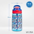 thumbnail image 2 of Magma Life Botella Infantil Duo Splash, Termos con Capacidad de 450 ml (15oz) con Popote y Tapa Antiderrame, Termo Escolar para Niños, Libre de BPA, Apta para Lavavajillas, Ligera y Resistente, 2 of 7