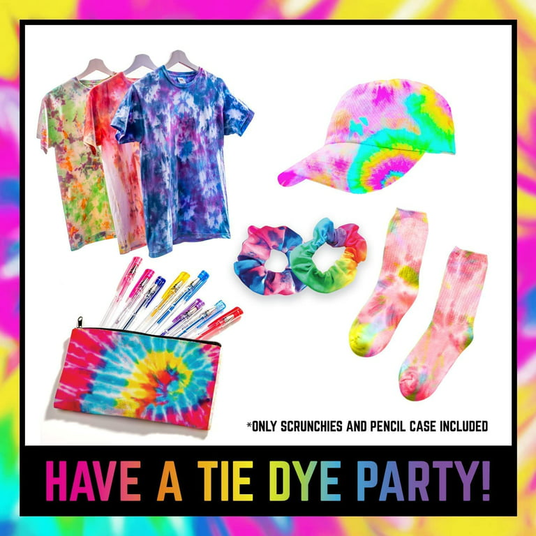 Original Stationery Color Crazy Tie Dye Kit, Fun Tie Dye Kit for Girls Ages  10-12 with Tie Dye Colors to Make Colorful Tie Dye Crafts, Great Gift Idea