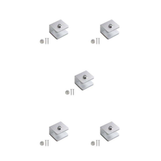 Bearachild 10 piezas de soporte de pared antideslizante - Campamento de vidrio cuadrado amplio Dispositivo de elevación de asiento premium Type2 NO2