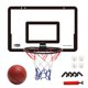 thumbnail image 1 of Juego de Mini Aro de Baloncesto para Interiores para NiñOs Juego de Mini Aro de Baloncesto Ajustable Regalos de Juguete de Baloncesto para NiñOs Adolescentes Negro, 1 of 5