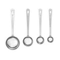 thumbnail image 2 of Amco Stainless Steel Measuring Spoons (Set of 4) - 1/4 Tsp, 1/2 Tsp, 1 Tsp, 1 Tbsp - Durable Kitchen Utensils with Engraved Labels - Nesting & Easy Storage, Non-Toxic Kitchenware Dishwasher Safe, 2 of 5