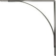 thumbnail image 4 of Ekena Millwork 3"W x 24"D x 24"H Morris Steel Bracket, Hammered Silver, 4 of 11