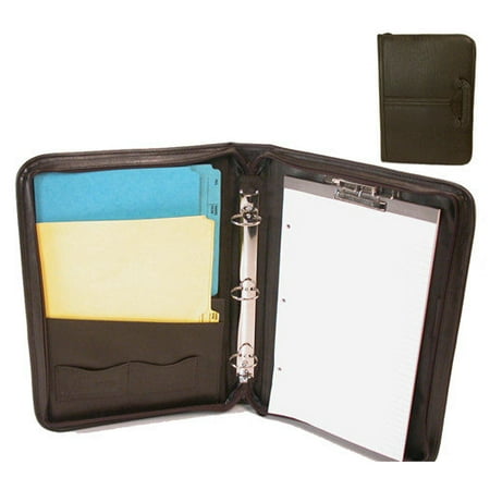 Bond Street, LTD. Legal Size Leather-Look Sliding Handles Legal Padfolio