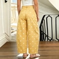 thumbnail image 4 of Polka Dot Pants for Women Boyfriend Y2k Baggy Barrel Denim Pants | Summer Fall Outfits Fashion Boho Cotton Mid Rise Wide Leg Baggy Jeans XL, 4 of 6
