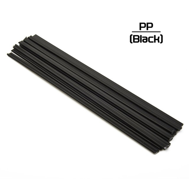 10pcs Plastic Welding Rods Bumper Repair ABS/PP/PVC/PE 200mm Welder Tools PP Black