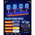 thumbnail image 4 of 4 Electronic Digital Target, Nerf Targets for Kids to Shoot, Shooting Targets with Auto-Reset - Blue, 4 of 6