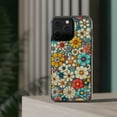 thumbnail image 3 of DistinctInk Hybrid (Acrylic / TPU) Clear Slim Fit Case for Apple iPhone 15 Pro (6.1" Screen) - Whimsical Blooms: A Vibrant Spring Symphony, 3 of 8