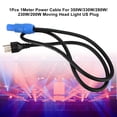 thumbnail image 1 of 1Pcs 1Meter Power Cable For 350W/330W/280W/230W/200W Moving Head Light US Plug, 1 of 5