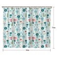 thumbnail image 5 of Pioneer Flower Floral Print Pattern Shower Curtain 84"x72" ,Bathroom Decorative Shower Curtains Set with 12 Hooks,Modern Waterproof Washable Shower Curtain, 5 of 6