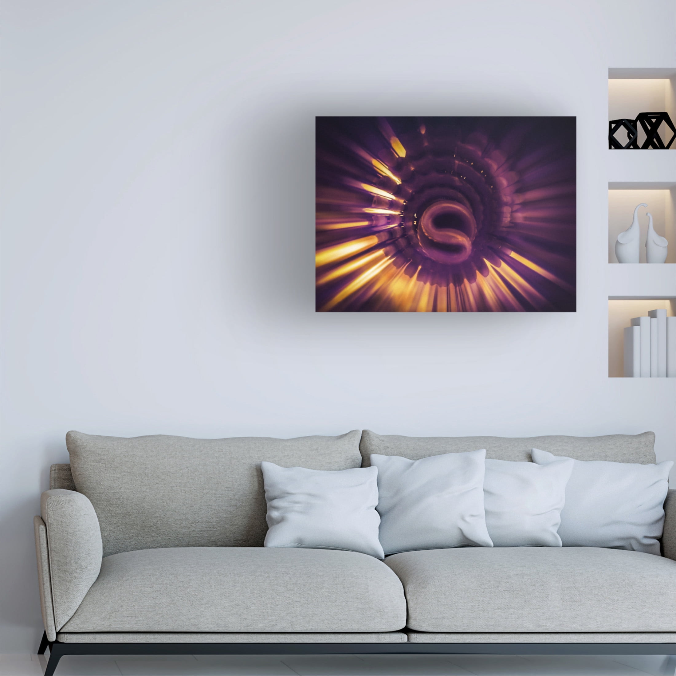 Canvas Wall Art - Ingo Menhard 'Pro Sun' Wall Art for Living Room, Bedroom, or Office D?cor by Trademark Fine Art - 47 x 35 Inches