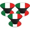 MightySkins POSOCK-Italian Flag Skin Decal Wrap for Pop Sockets Sticker - Pack of 3 - Italian Flag