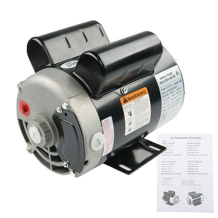 SHZAITOR Air Compressor Motor 3.7 HP Motor 56 Frame 5/8 Inch Shaft 230 V