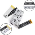 thumbnail image 2 of Double Sided Dressmaker Tape Measures,1.5m 60 Inch Tailor Dressmaker Fabric Ruler,The White Measure Tape 1 Pieces, 2 of 5