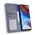 thumbnail image 4 of Compatible with Motorola Moto E7i Power Case Magnetic Closure Vintage Pattern PU Leather Wallet Cover with Card Slots-Blue, 4 of 5