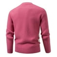 thumbnail image 4 of ChaoLingNeng Mens Winter Lined Hooded Sweater Long Sleeve Pullover Warm Knitted Outerwear Casual Soft Comfortable Button Knitted Sweaters, 4 of 4