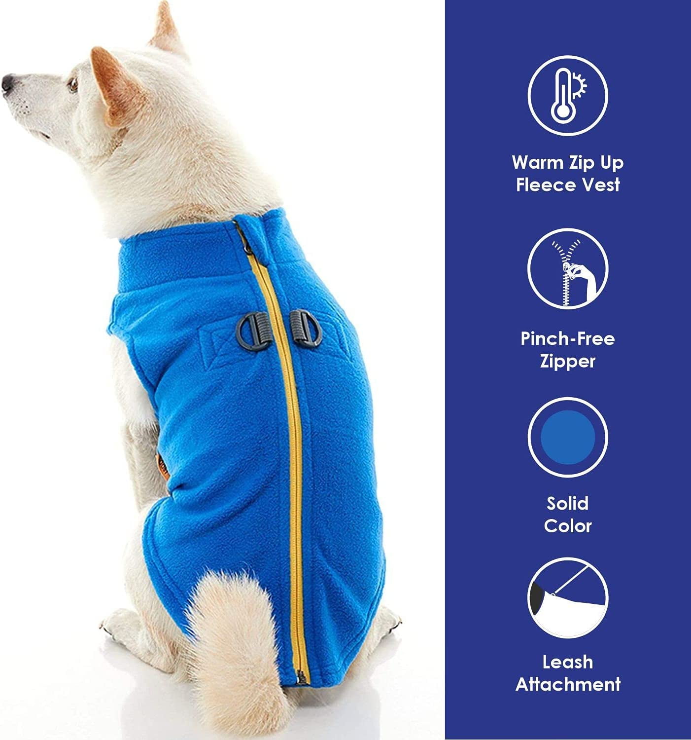 zipped dog coats