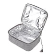 thumbnail image 4 of Bolsa para lonchera con calefacción por USB, reutilizable, práctica, para calentar alimentos, bento Gris, 4 of 9