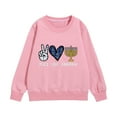 thumbnail image 1 of HNMKIU Chandail en Molleton Col Rond Enfants Imprimé Menorah Hanukkah Chaud Manches Longues, 1 of 3